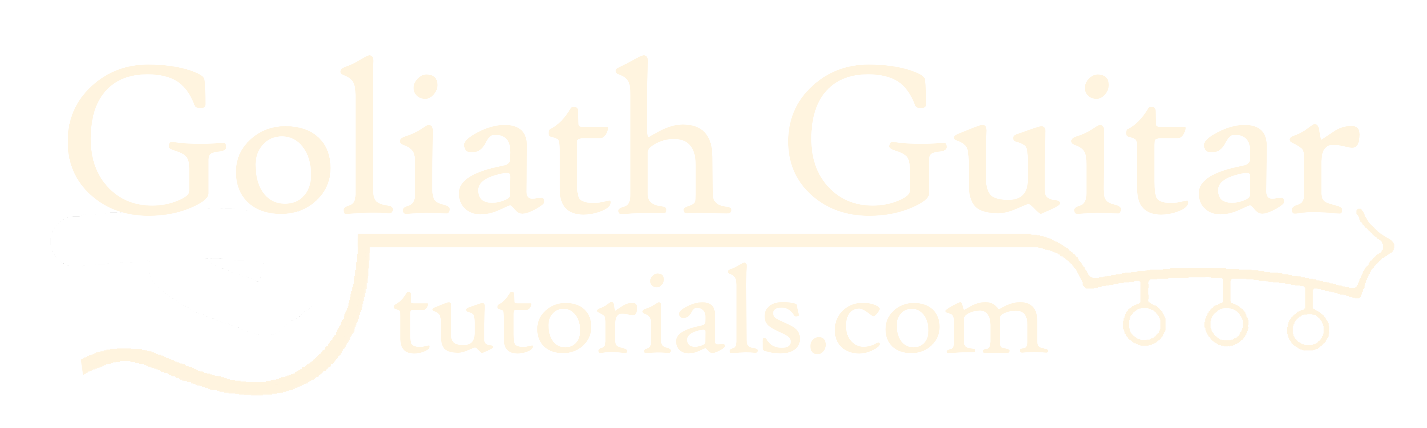 Goliath Guitar Tutorials